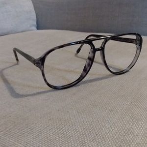 Vintage black and white glasses